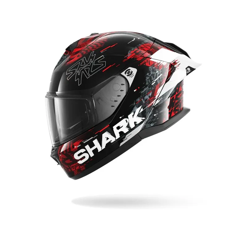 SHARK integral motorcycle helmet SKWAL CUP SPEED-TECH black / red / silver