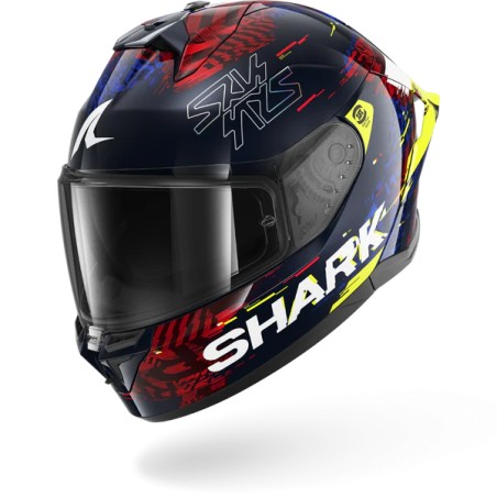 SHARK casque moto intégral SKWAL CUP SPEED-TECH bleu / rouge / jaune