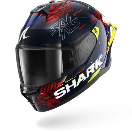 SHARK casque moto intégral SKWAL CUP SPEED-TECH bleu / rouge / jaune