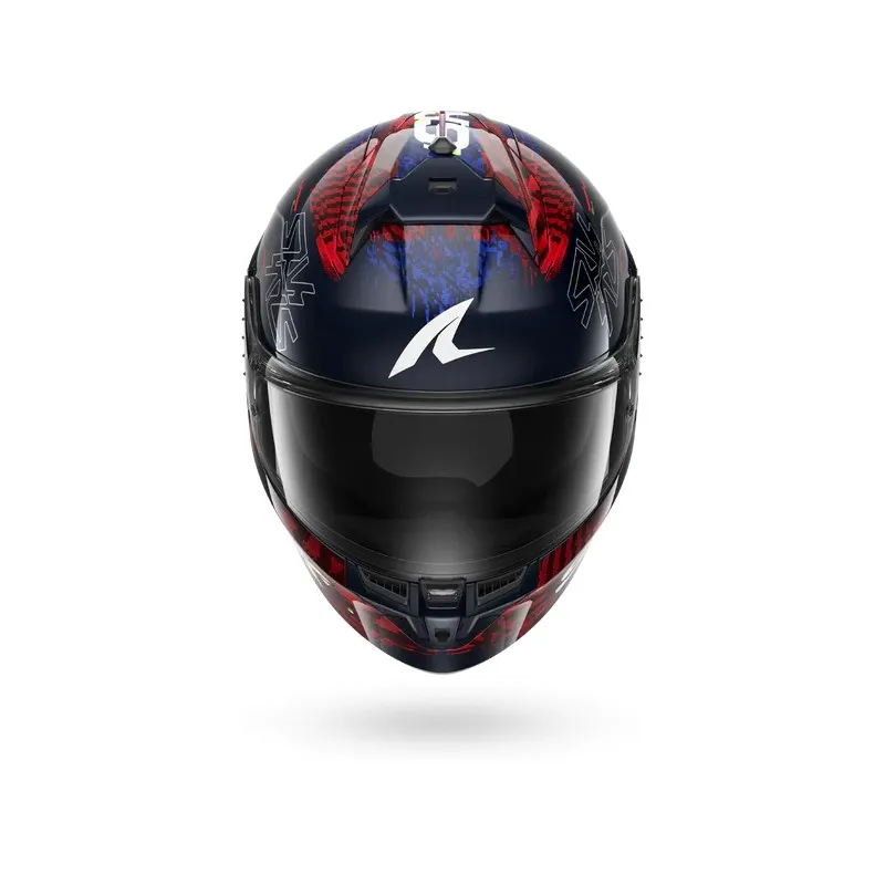 SHARK casque moto intégral SKWAL CUP SPEED-TECH bleu / rouge / jaune