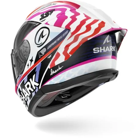 SHARK casque moto intégral SKWAL CUP SPEED-FANCY blanc / noir / orange