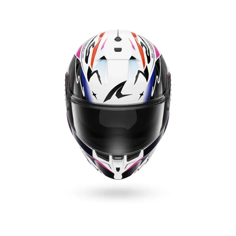 SHARK integral motorcycle helmet SKWAL CUP SPEED-FANCY white / black / orange