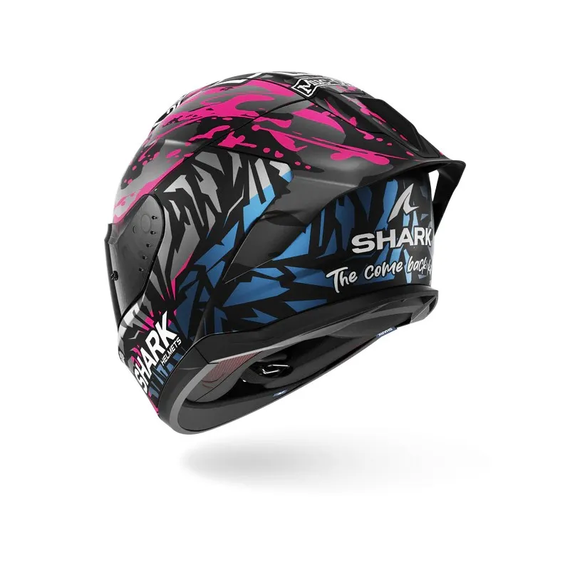SHARK integral motorcycle helmet SKWAL CUP REPLICA REDDING matt black / purple / blue
