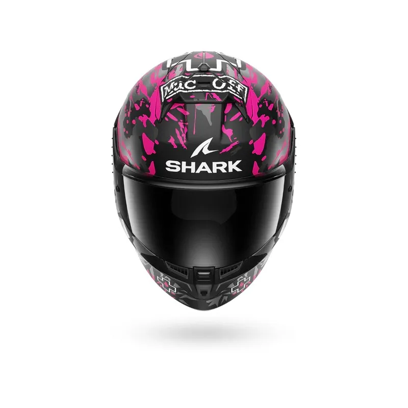 SHARK casque moto intégral SKWAL CUP REPLICA REDDING noir mat / violet / bleu