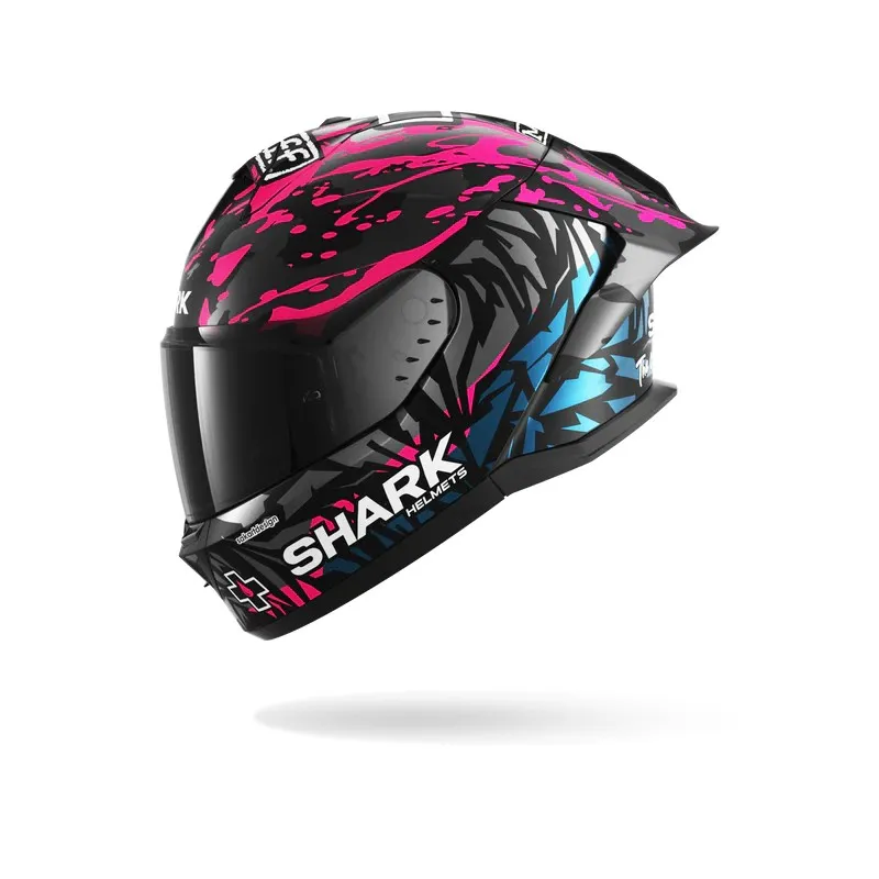 SHARK integral motorcycle helmet SKWAL CUP REPLICA REDDING matt black / purple / blue