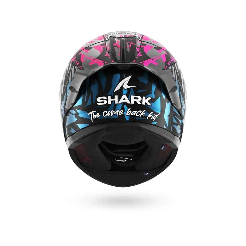SHARK casque moto intégral SKWAL CUP REPLICA REDDING noir mat / violet / bleu