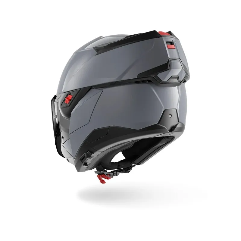 SHARK modular helmet motorcycle OXO DARK SHADOW gun silver