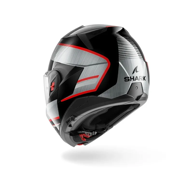 SHARK modular helmet motorcycle OXO SIKTER black / chrom / silver