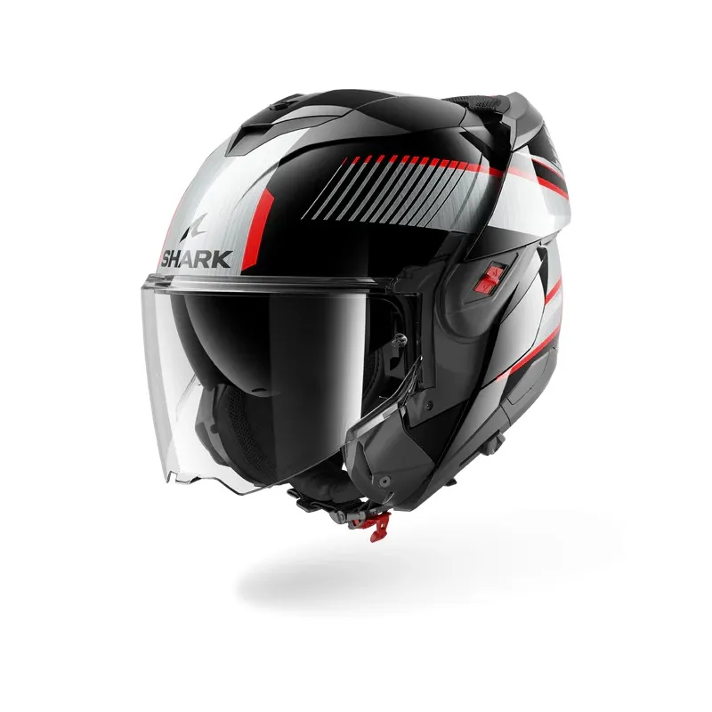SHARK modular helmet motorcycle OXO SIKTER black / chrom / silver