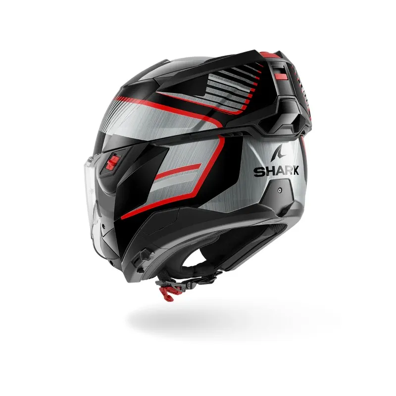 SHARK modular helmet motorcycle OXO SIKTER black / chrom / silver