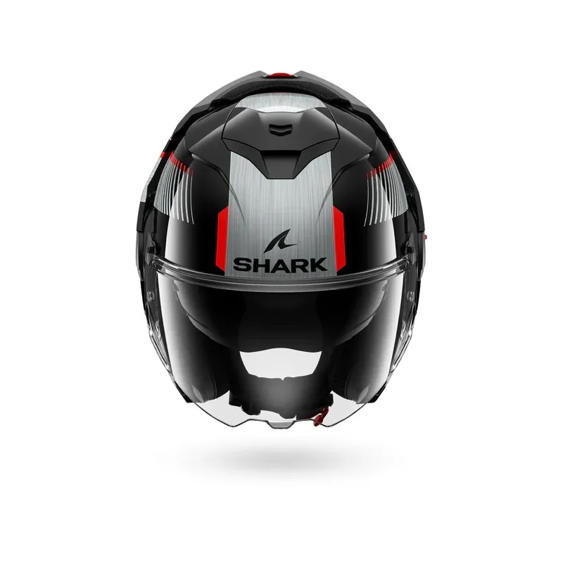 SHARK casque moto modulaire OXO SIKTER noir / chrome / argent