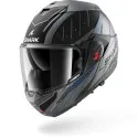 SHARK casque moto modulaire OXO RYDGER anthracite mat / bleu / noir