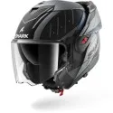 SHARK modular helmet motorcycle OXO RYDGER matte anthracite / blue / black