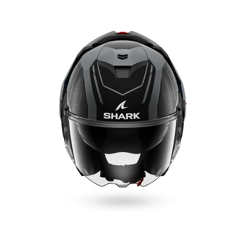 SHARK casque moto modulaire OXO RYDGER anthracite mat / bleu / noir