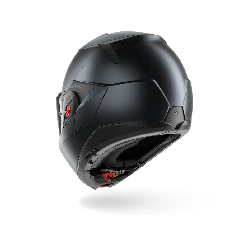 SHARK modular helmet motorcycle OXO DARK SHADOW matte steal