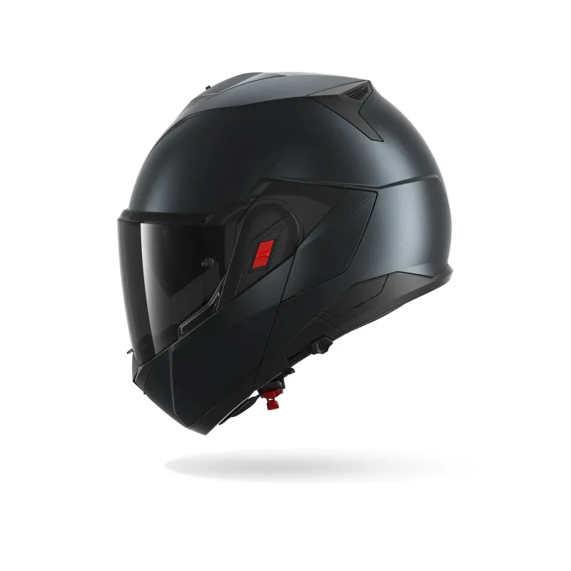 SHARK casque moto modulaire OXO DARK SHADOW acier mat