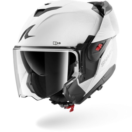 SHARK modular helmet motorcycle OXO SP LYNE white / silver