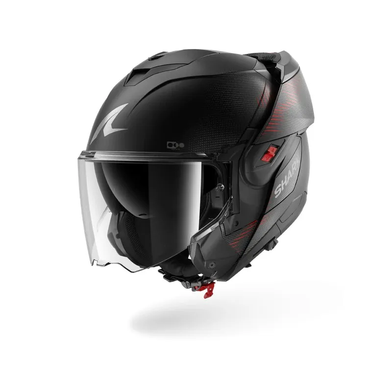 SHARK casque moto modulaire OXO SP LYNE noir mat / anthracite