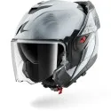 SHARK casque moto modulaire OXO SPEED-TECH argent / blanc / noir