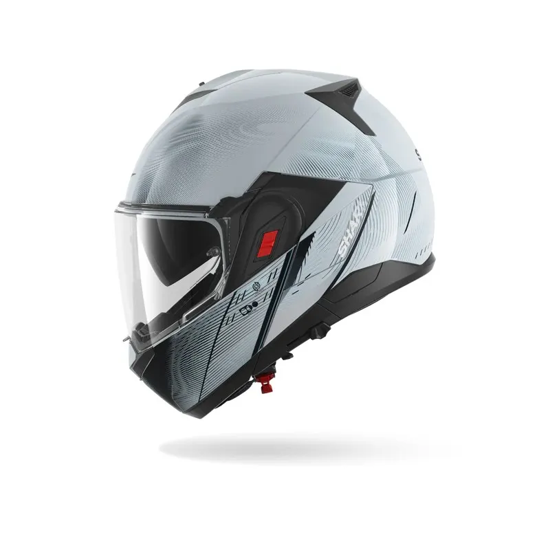 SHARK modular helmet motorcycle OXO SPEED-TECH silver / white / black