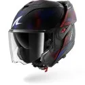 SHARK casque moto modulaire OXO SPEED-TECH noir / bleu / rouge