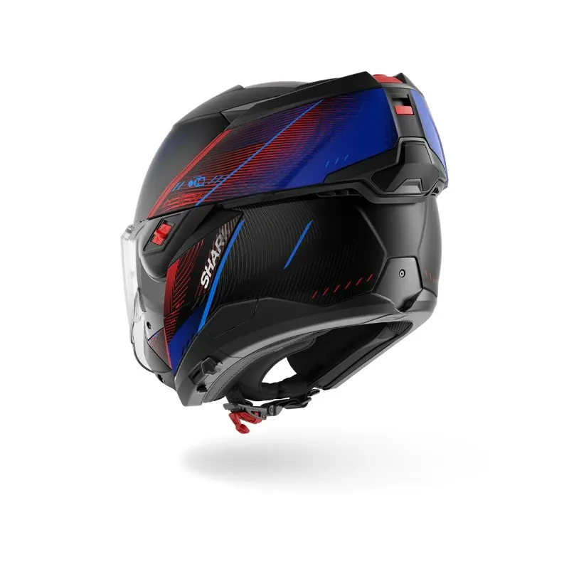 SHARK casque moto modulaire OXO SPEED-TECH noir / bleu / rouge