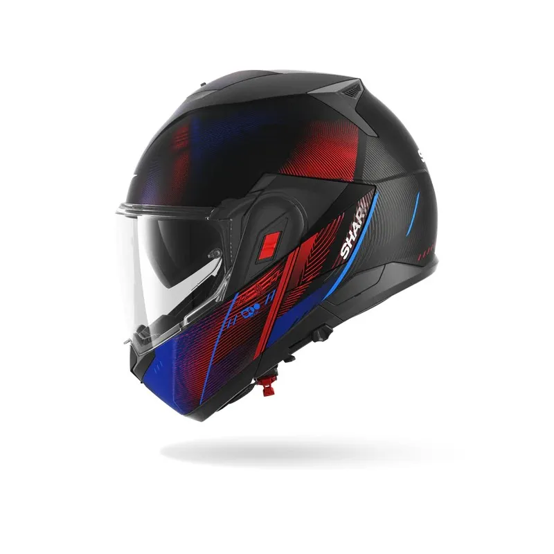 SHARK casque moto modulaire OXO SPEED-TECH noir / bleu / rouge