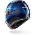 SHARK modular helmet motorcycle OXO MEKARIUM blue / chrom / orange