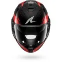 SHARK modular helmet motorcycle OXO MEKARIUM black / chrom / red