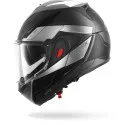 SHARK modular helmet motorcycle OXO MEKARIUM black / chrom / red