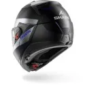 SHARK modular helmet motorcycle OXO MEKARIUM matte black / chrom / blue
