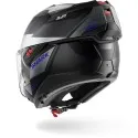 SHARK casque moto modulaire OXO MEKARIUM noir mat / chrome / bleu