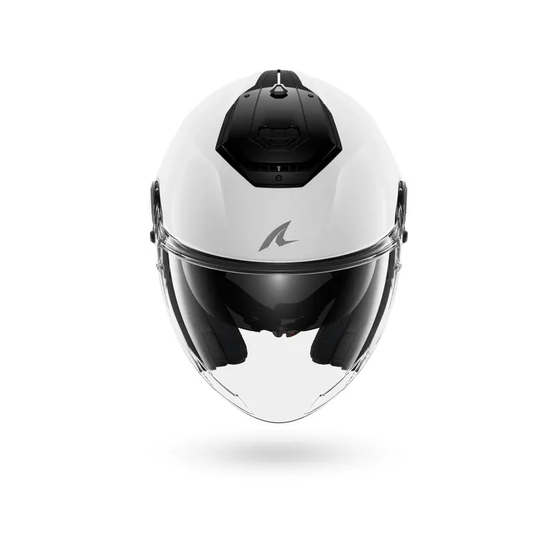 SHARK casque moto jet RS JET FULL CARBON blanc azure
