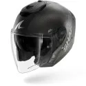 SHARK casque moto jet RS JET SPEED-TECH carbone mat / anthracite / noir