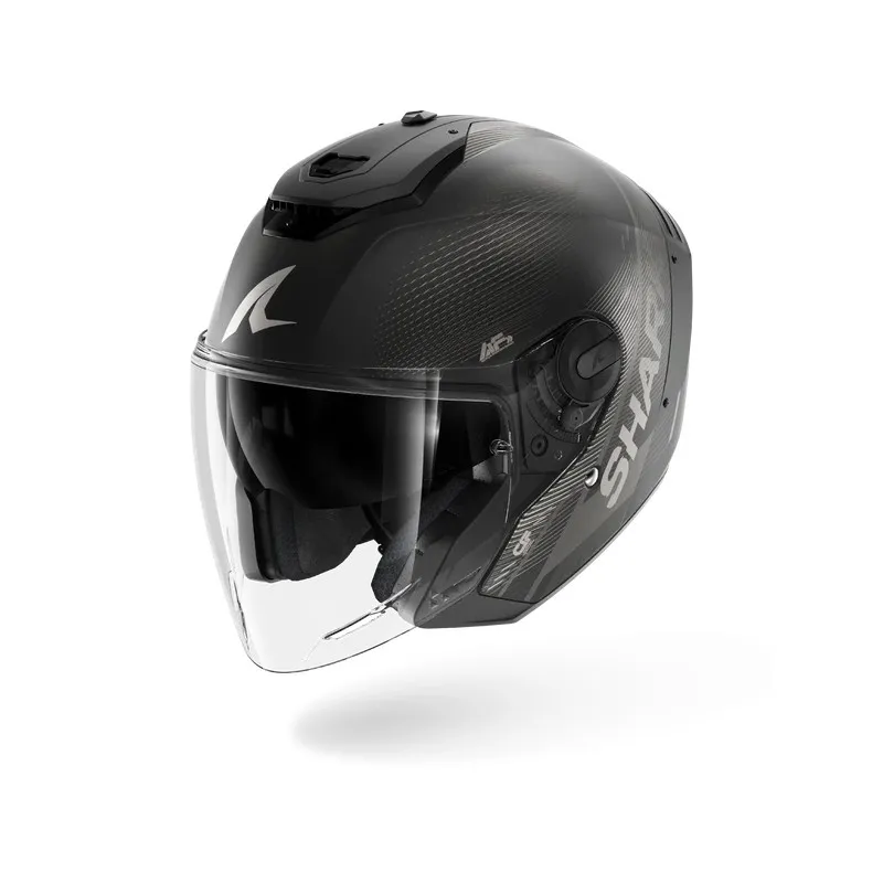SHARK jet motorcycle helmet RS JET SPEED-TECH matte carbon / anthracite / black