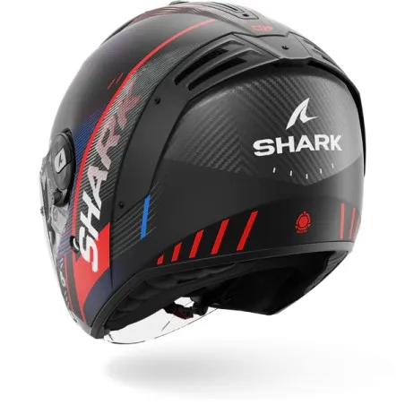 SHARK jet motorcycle helmet RS JET SPEED-TECH matte carbon / blue / red