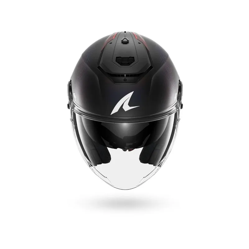 SHARK jet motorcycle helmet RS JET SPEED-TECH matte carbon / blue / red