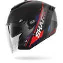 SHARK jet motorcycle helmet RS JET SPEED-TECH matte carbon / blue / red
