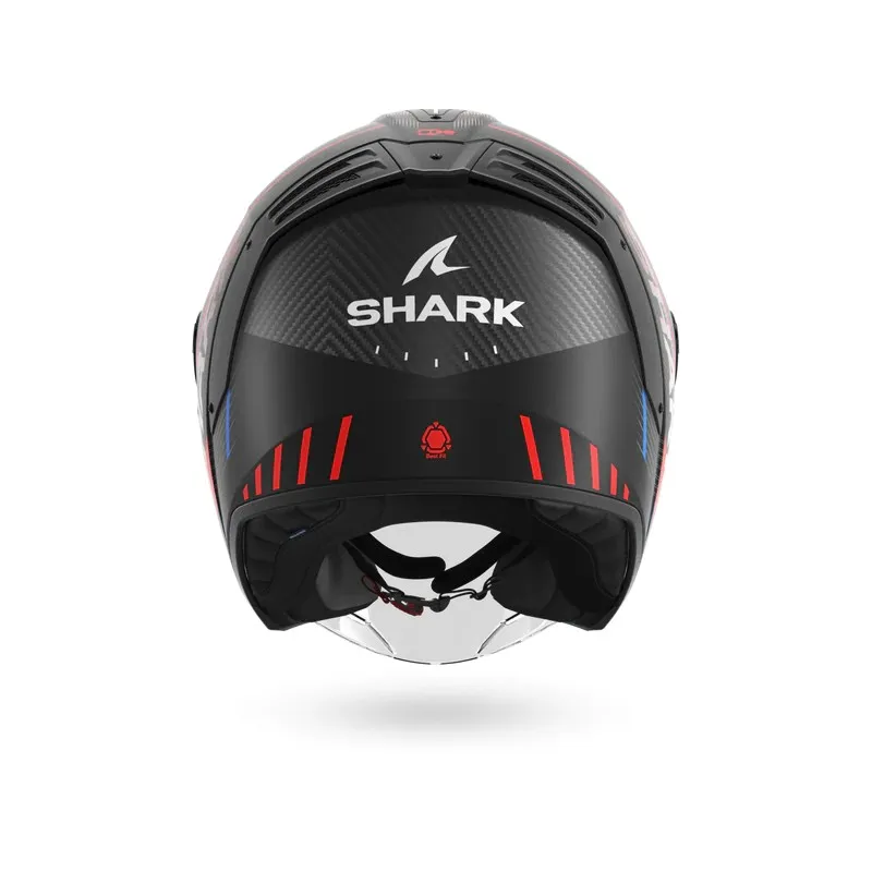 SHARK jet motorcycle helmet RS JET SPEED-TECH matte carbon / blue / red