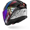 SHARK casque moto jet SKWAL i3 HELLCAT noir / chrome / bleu