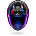 SHARK casque moto jet SKWAL i3 HELLCAT noir / chrome / bleu