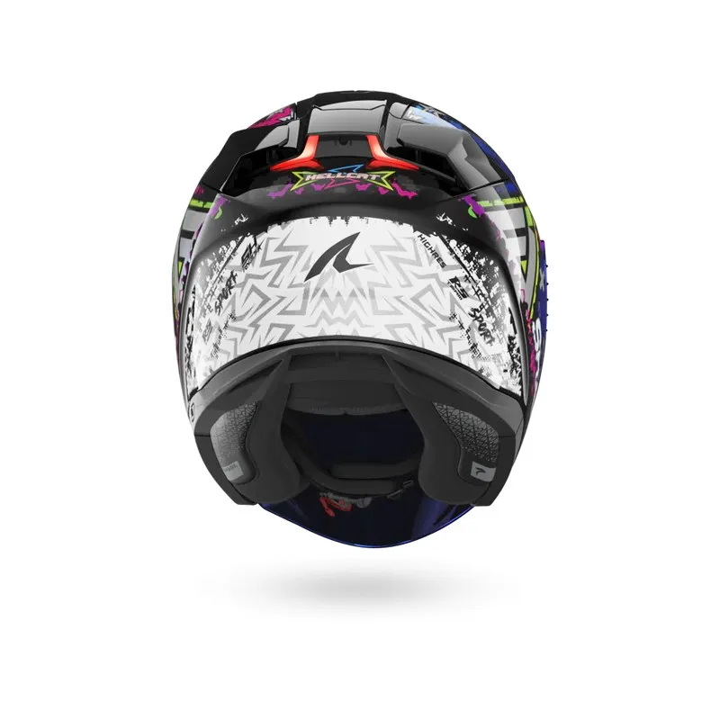 SHARK integral motorcycle helmet SKWAL i3 HELLCAT SP black /chrom / blue