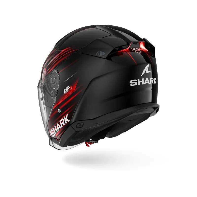 SHARK integral motorcycle helmet SKWAL i3 LIGHT-BLUR SP black / red / white