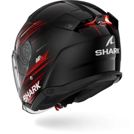 SHARK casque moto jet SKWAL i3 LIGHT-BLUR noir / rouge / blanc
