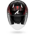 SHARK integral motorcycle helmet SKWAL i3 LIGHT-BLUR SP black / red / white