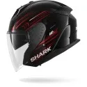 SHARK integral motorcycle helmet SKWAL i3 LIGHT-BLUR SP black / red / white