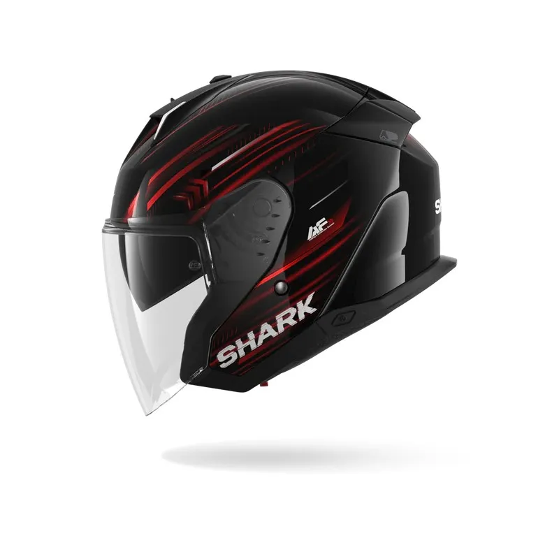 SHARK integral motorcycle helmet SKWAL i3 LIGHT-BLUR SP black / red / white