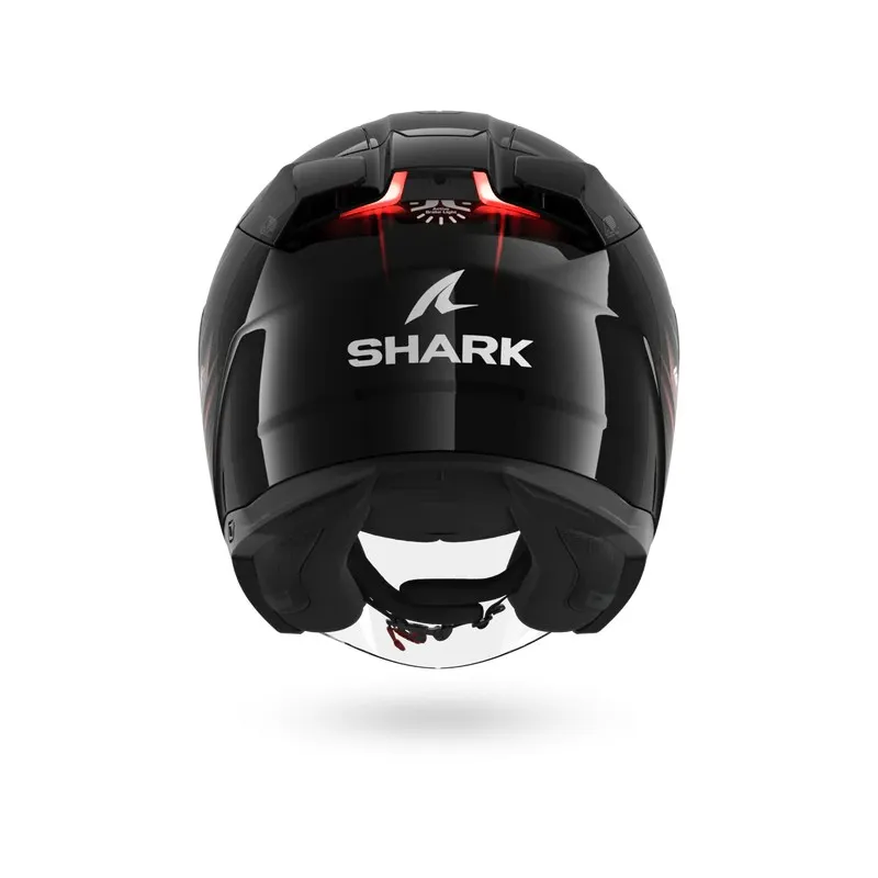SHARK integral motorcycle helmet SKWAL i3 LIGHT-BLUR SP black / red / white