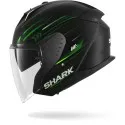 SHARK casque moto jet SKWAL i3 LIGHT-BLUR noir mat / vert / blanc
