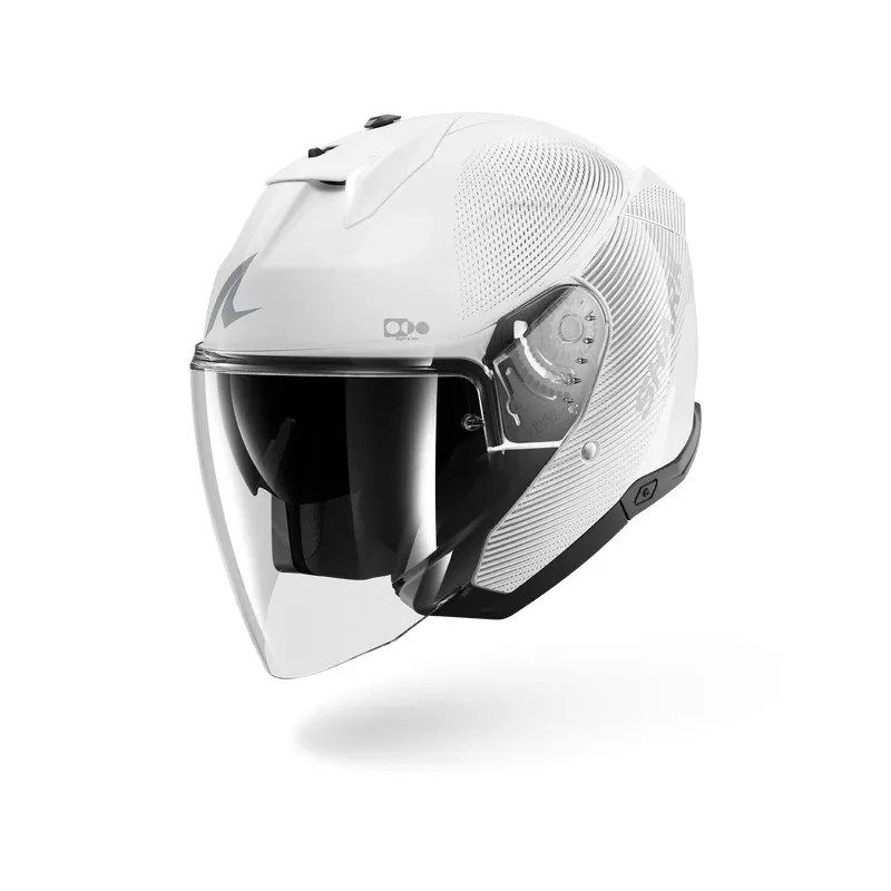 SHARK jet motorcycle helmet SKWAL i3 SP LYNE white / silver
